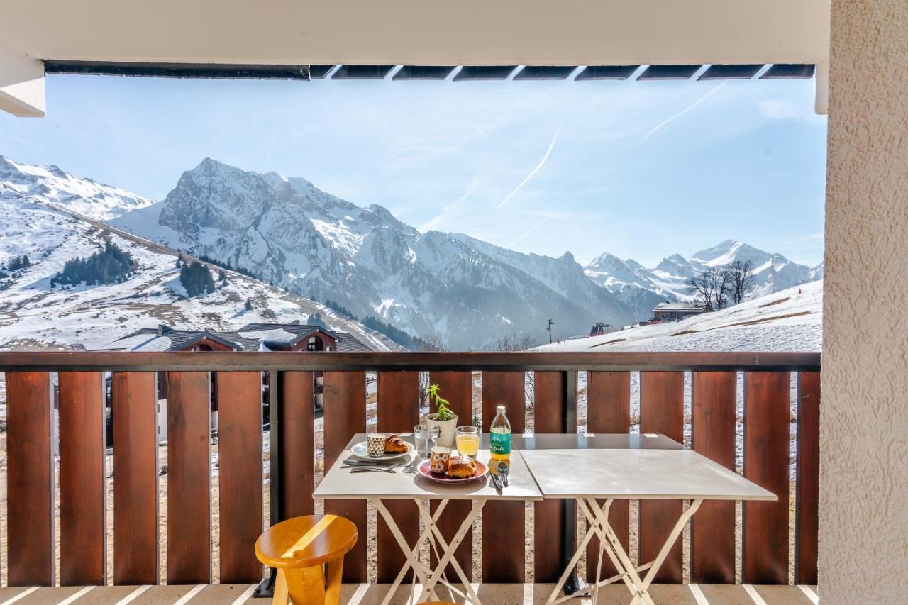 L'Oree Des Aravis - Au Pied Des Pistes Manigod Exteriör bild